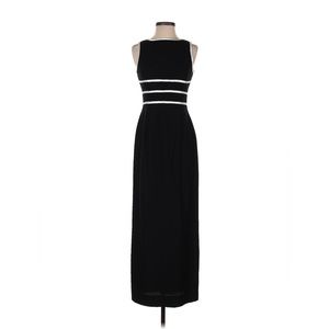 Vintage Papell Boutique Black Full Length Dress